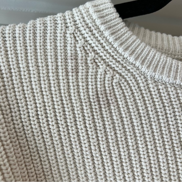 Reformation ombre Gradient Orange off White Sweater size small organic cotton - Picture 8 of 8